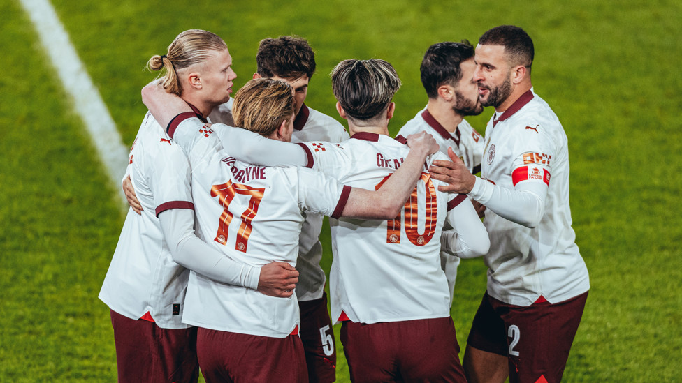 MAIN MAN : Haaland feels the love.