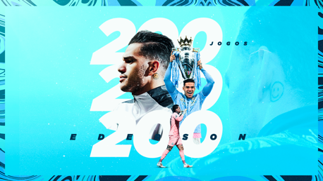 Ederson atinge 200 jogos pelo Manchester City