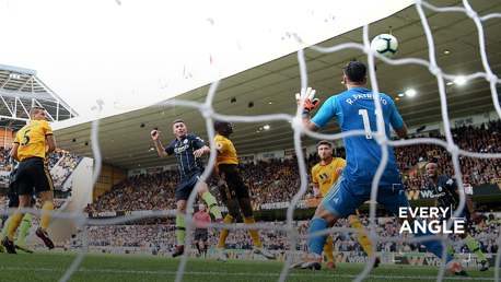 EVERY ANGLE: Aymeric Laporte v Wolves