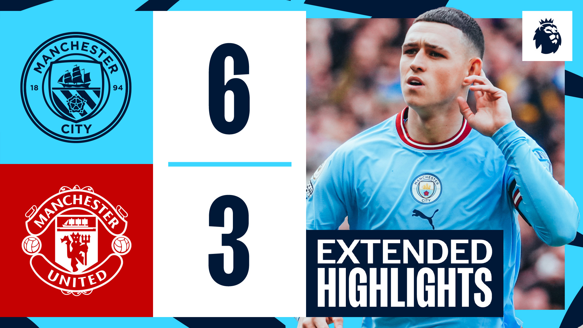 Extended Highlights City 6-3 United