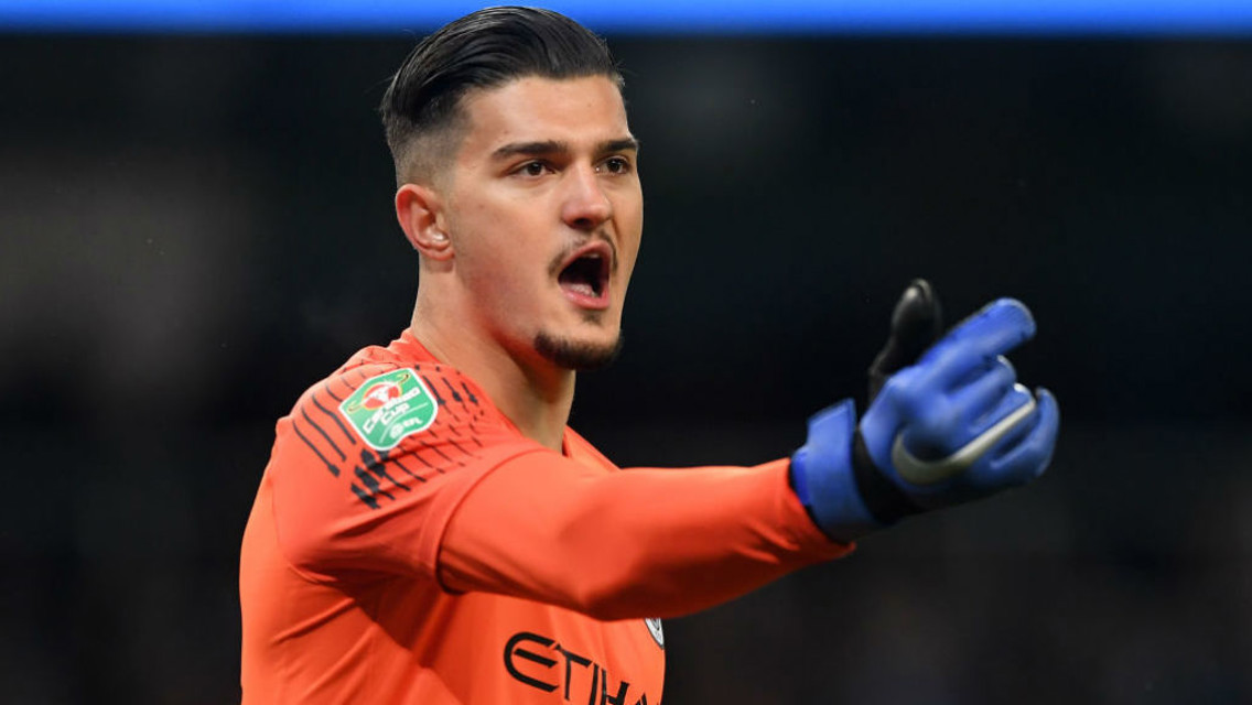 KEEPER: Our stopper for the night, Aro Muric.