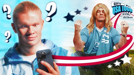 John Cena menelepon Erling Haaland saat City umumkan tur Amerika Serikat 2024