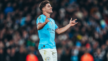 EL ARANA: 'The Spider' celebrates the goal.