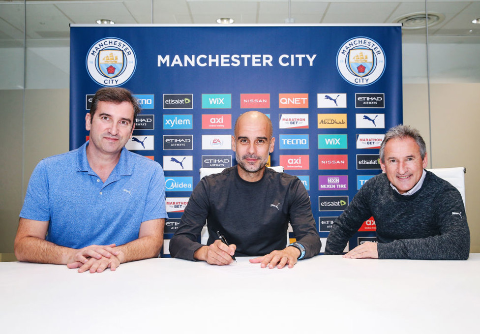 TO BE CONTINUED... : Guardiola pens a new deal in November 2020, keeping him at the Etihad Stadium until the summer of 2023