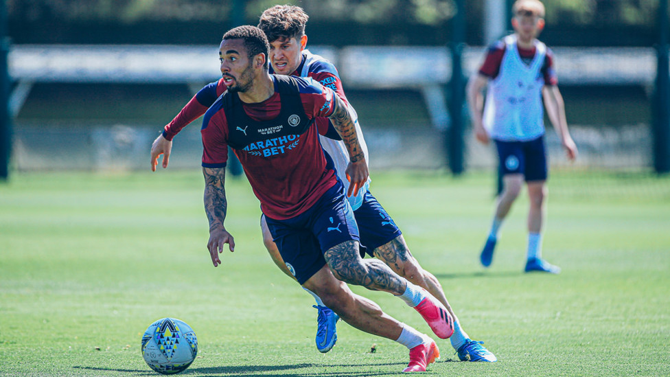 GAB ON THE RUN: Gabriel Jesus accelerates into space