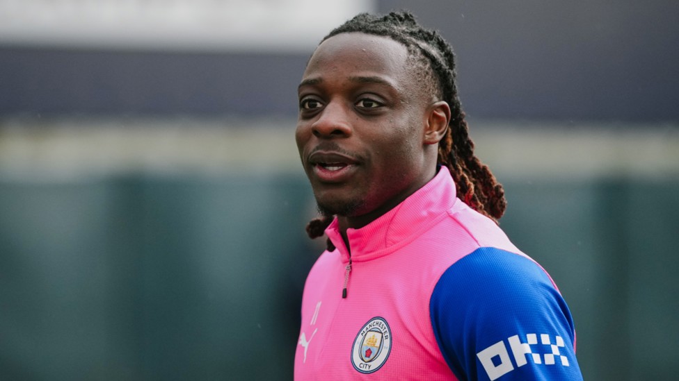 WING WIZARD: Jeremy Doku sizes up the next drill.