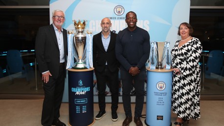 Gallery: Zabaleta and Onuoha at Official Supporters Club dinner