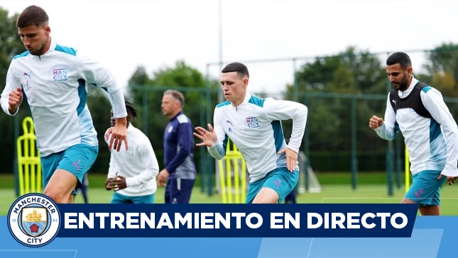 Sporting v City: entrenamiento en directo