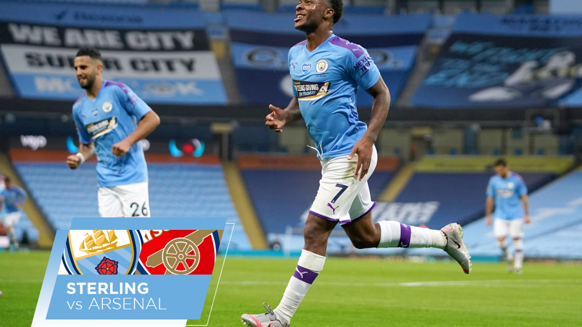 Sterling contra o Arsenal
