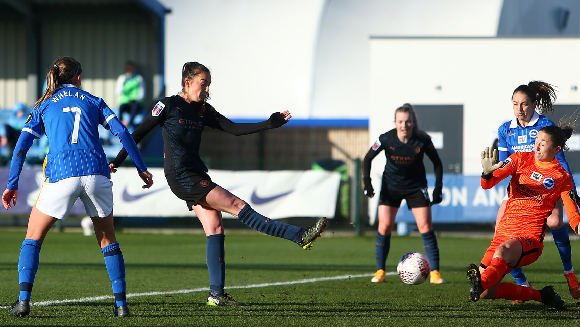 Féminines: Brighton 1-7 City: le résumé 
