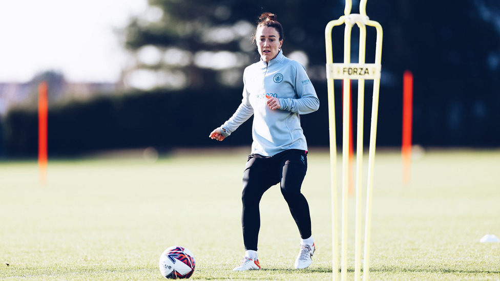 Great to see Lucy Bronze getting sharper by the session