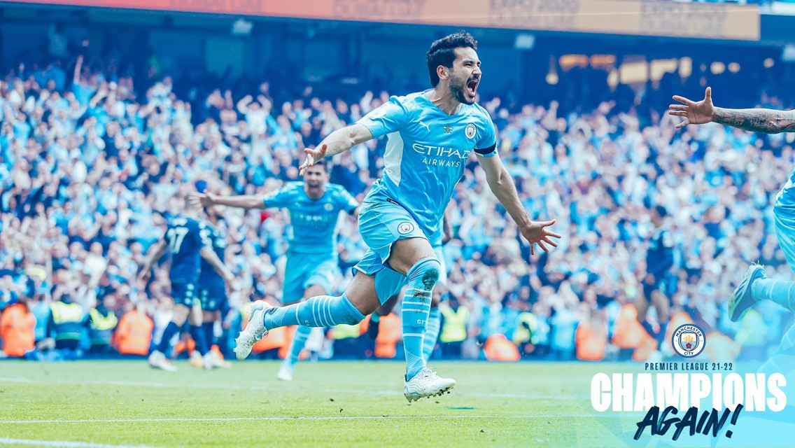 City stage stunning Villa fightback to retain Premier League crown