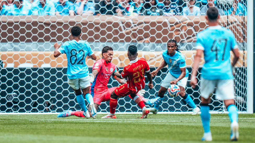 STEADY EDDIE : Denies an equaliser!