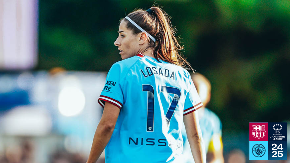 Elas jogaram tanto do City quanto no Barcelona