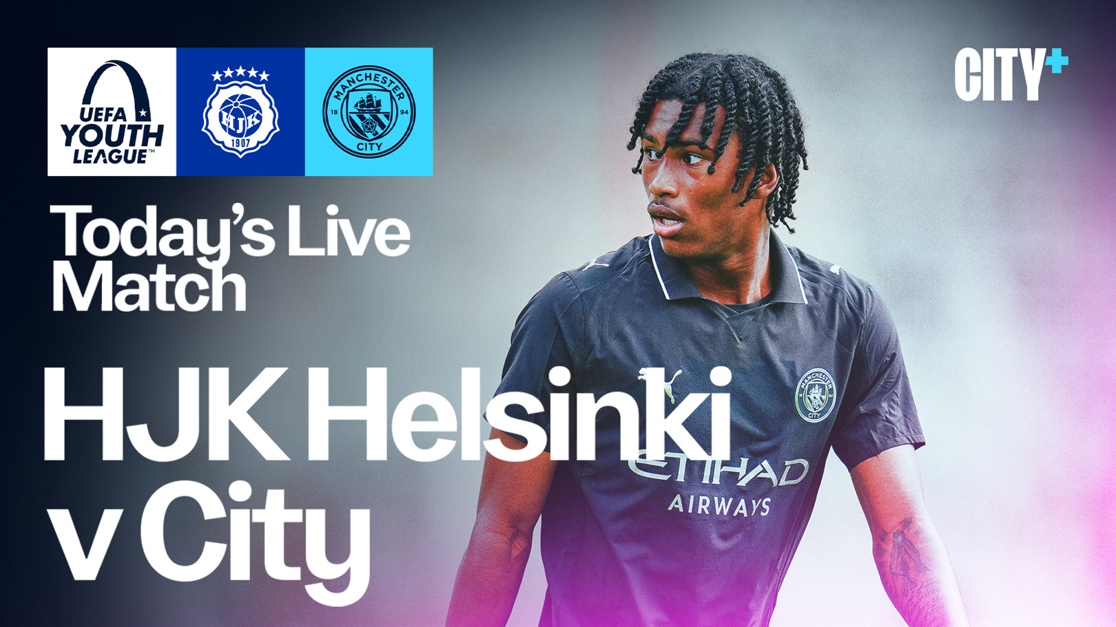 Watch City's UEFA Youth League trip to HJK Helsinki live on CITY+ today
