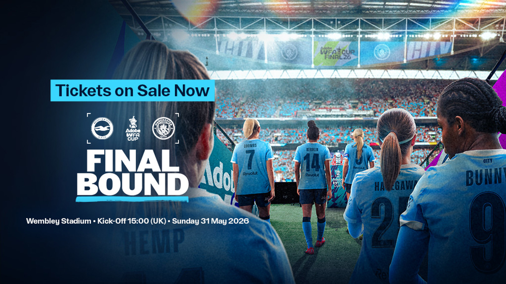 Adobe Women’s FA Cup final tickets on general sale
