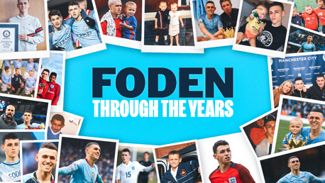 Phil Foden through the years 