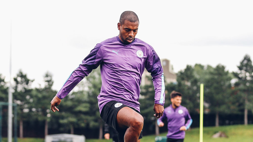 ACTION STATION : Fernandinho puts in the hard yards