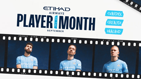Jogador do Mês Etihad: indicados de setembro
