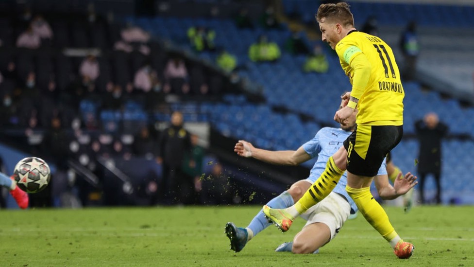 LEVELLER : Reus levels for the visitors in the 84th minute.