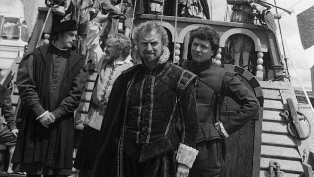 HIGH SEAS ADVENTURE : John Thaw playing Sir Francis Drake in Drake's Venture