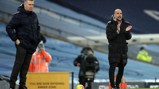 PEP TALK: The boss gees the lads up