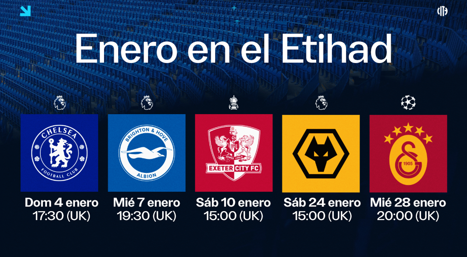 ¡Enero en el Etihad!