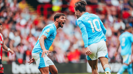 RUBEN ROAR: Dias enjoyed that!