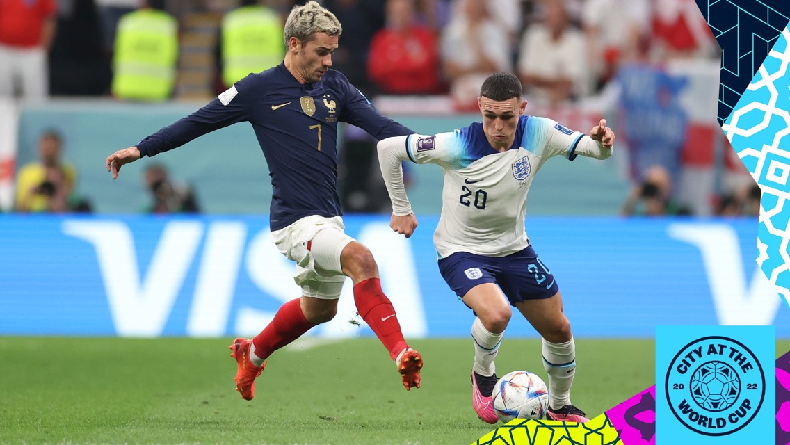 خماسي السيتي الإنجليز يودعون كأس العالم بعد الهزيمة من فرنسا