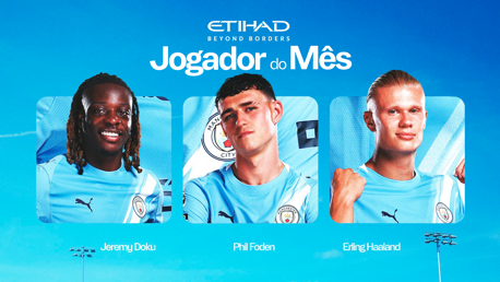 Jogador do Mês da Etihad: indicados de setembro