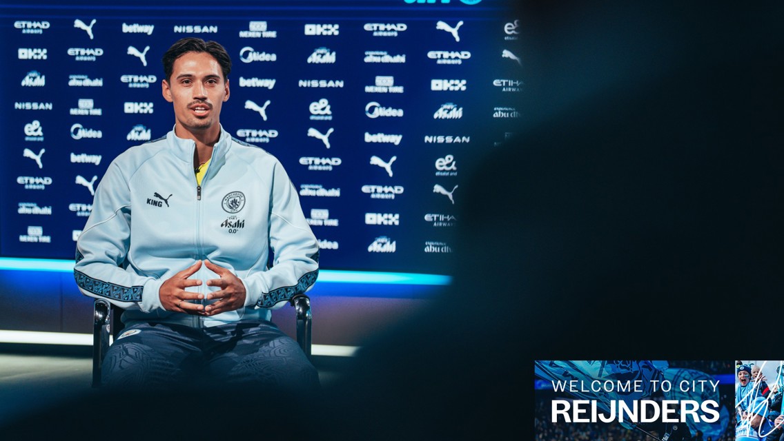 Watch: Reijnders’ first City interview! 