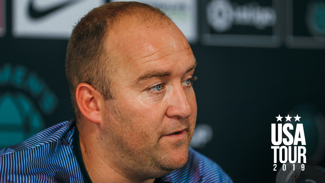 PRESS CONFERENCE: Nick Cushing addresses the media