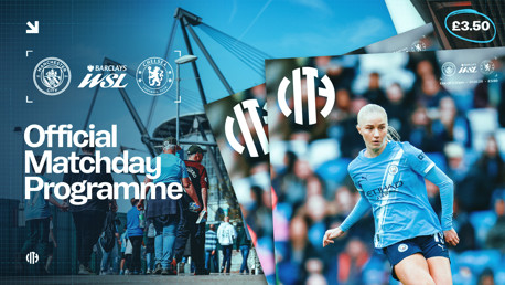 Bumper matchday programme for Chelsea Etihad clash 