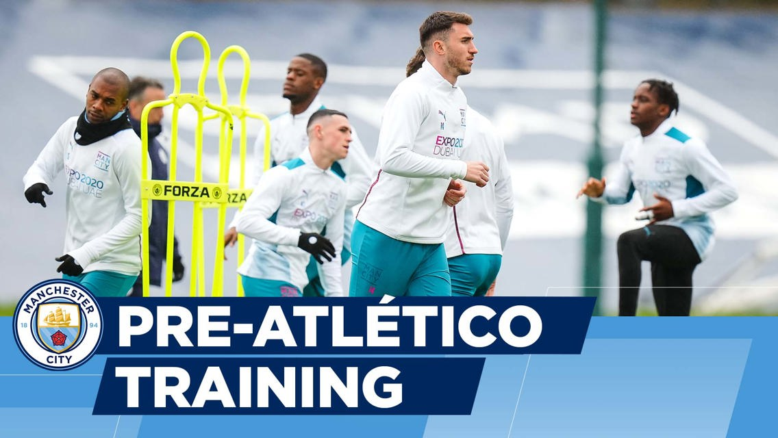 Open Training: Sharpening up for Champions League showdown