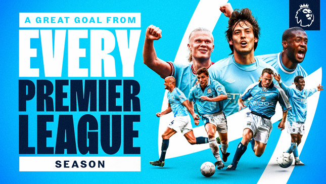 Watch: Great goals from every Premier League season