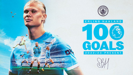 Haaland enters the illustrious Premier League 100 Club 