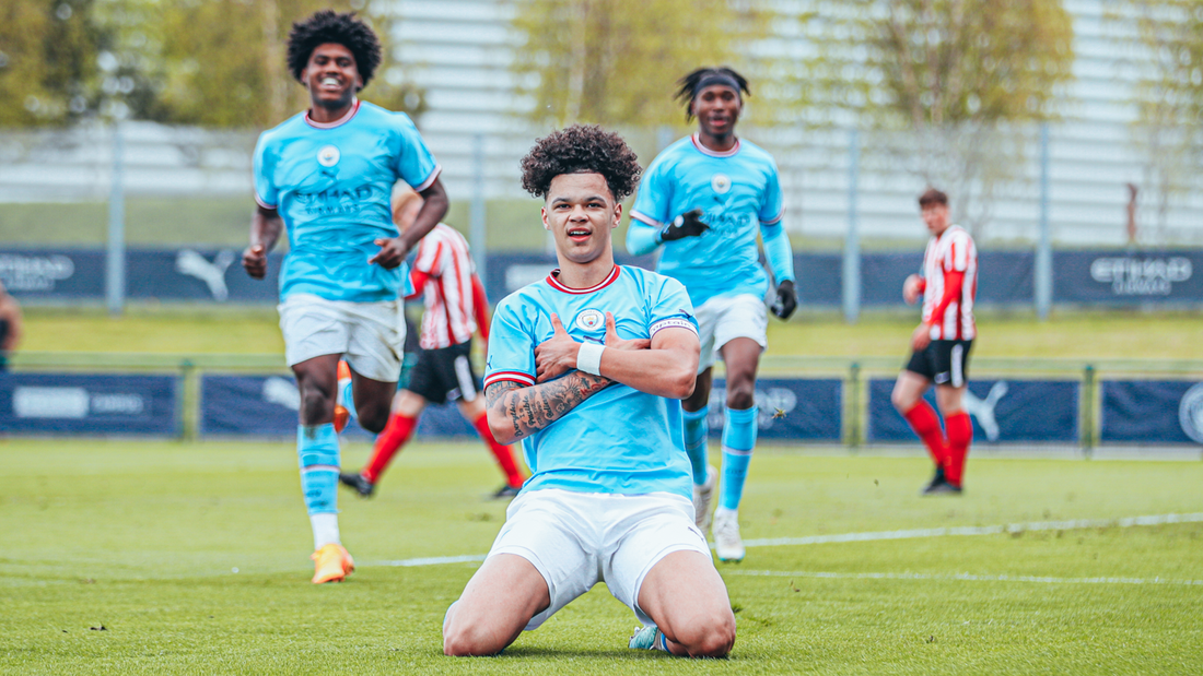 MIDFIELD MAESTRO: Nico O'Reilly scores his fourth goal in three games to break the deadlock.