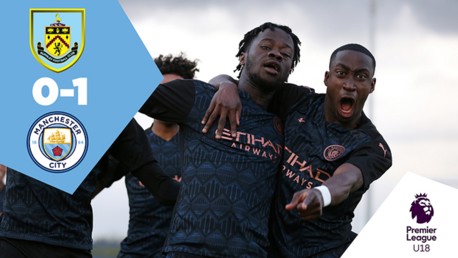 Burnley U18s 0-1 City: Full Match Replay