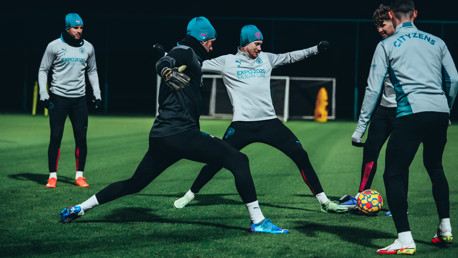 Training: Final preparations for Wolves visit