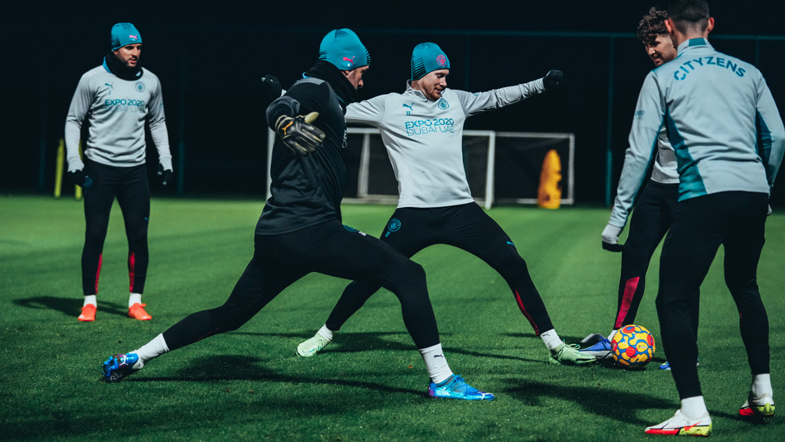 Training: Final preparations for Wolves visit