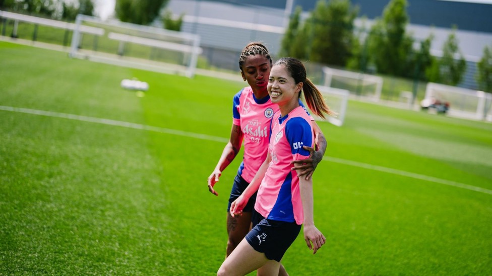 DYNAMIC DUO : Kerolin and Yui Hasegawa in high spirits