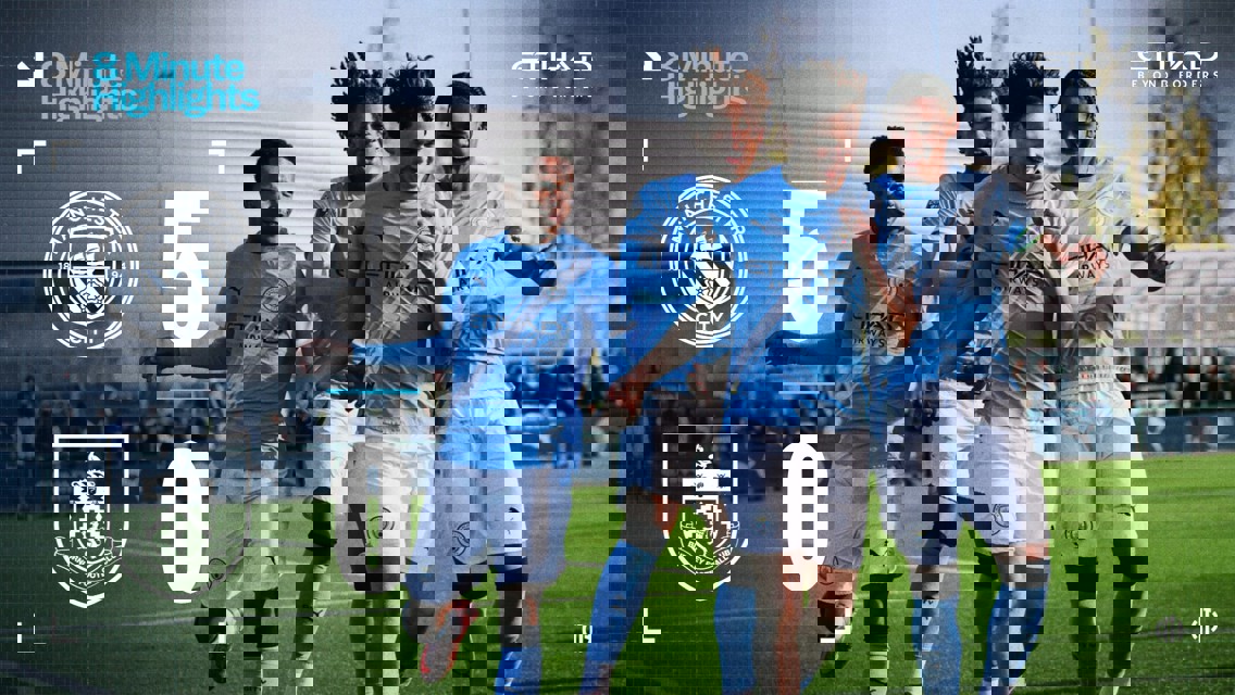 8-minute highlights: City U18s 5-0 Burnley