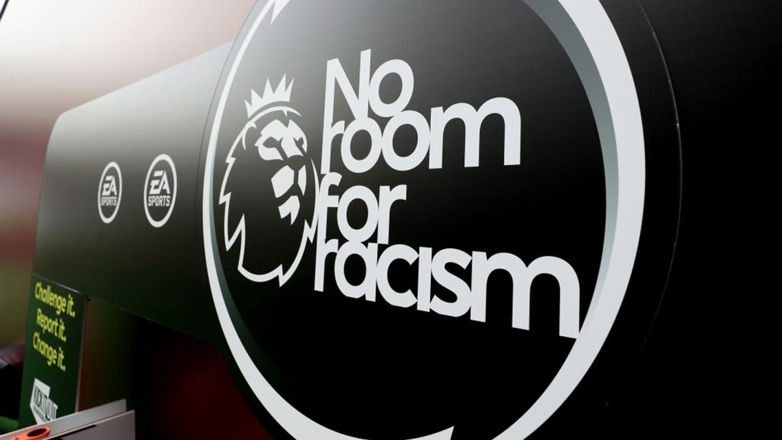 Les joueurs de Premier League réaffirment qu’il n’y a pas de place pour le racisme. 