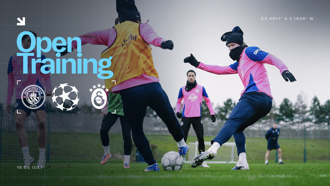 City v Galatasaray: Open training at the CFA!
