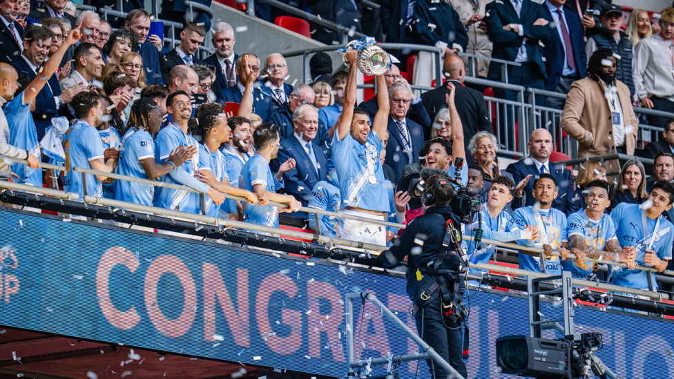 RAISE IT RODRI : Lifting the trophy high!