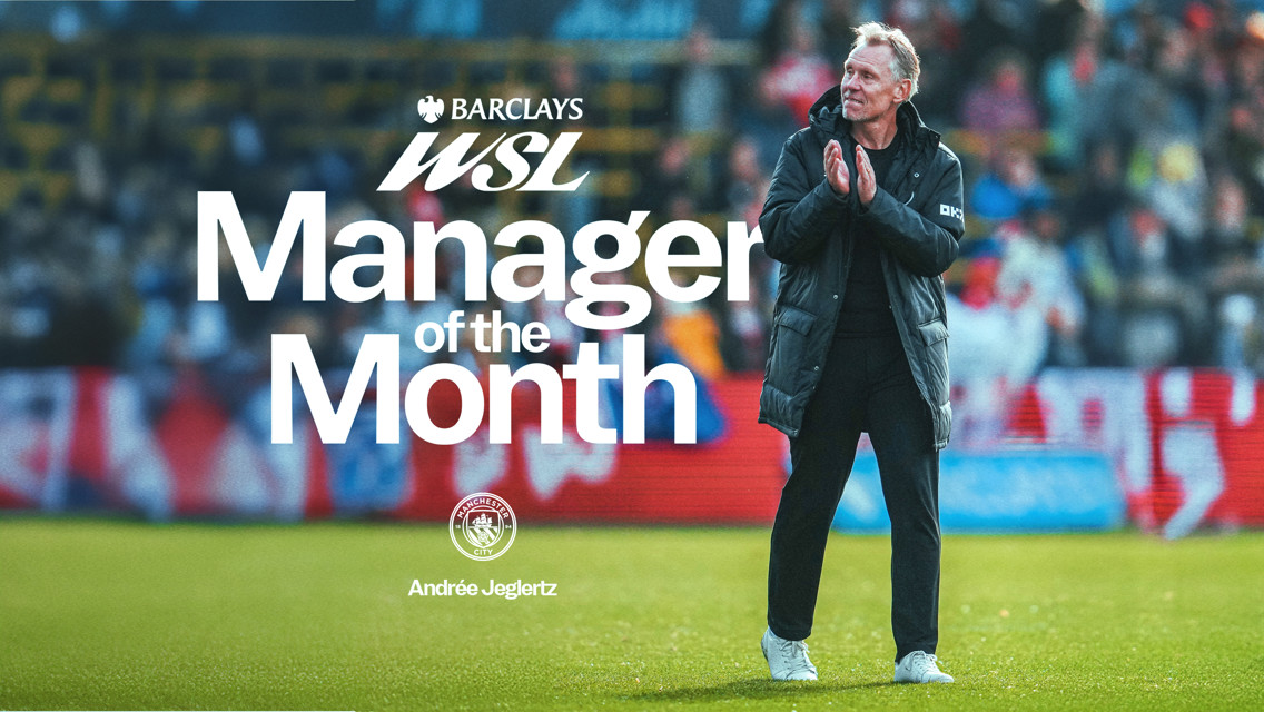 Jeglertz named October’s WSL Manager of the Month 