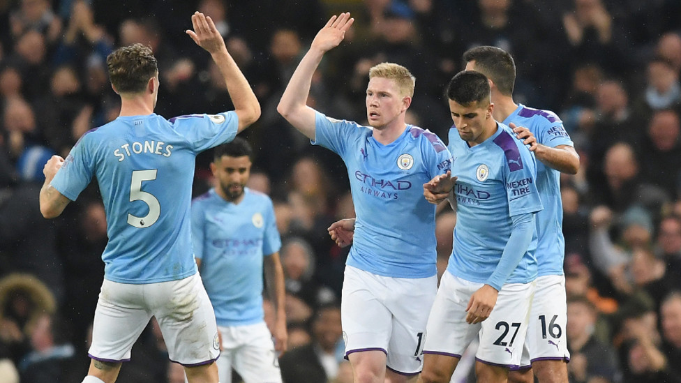 De Bruyne empatou o jogo ainda no primeiro tempo