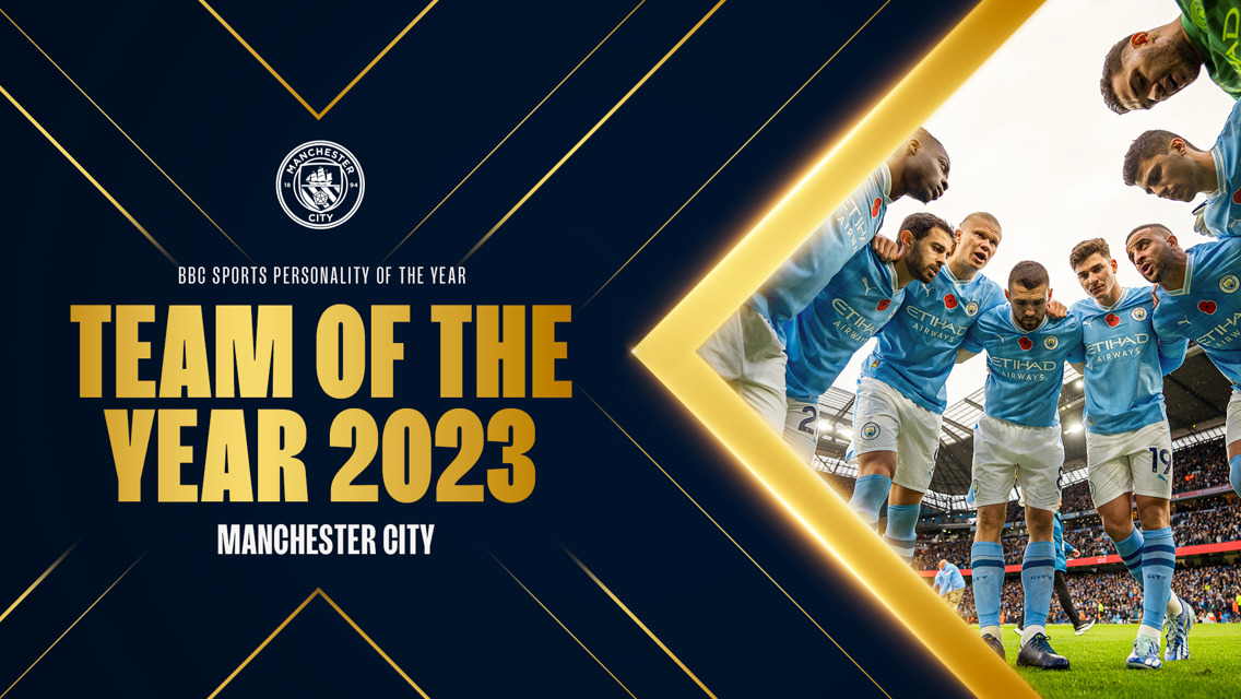 City named Team of the Year at the 2023 BBC Sports Personality of the Year awards