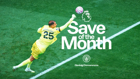 Donnarumma wins Premier League Save of the Month