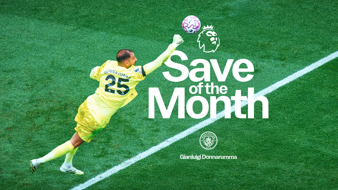 Donnarumma wins Premier League Save of the Month